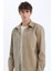 Regular Fit Polo Yaka Gabardin Uzun Kollu Gömlek D6147AX25SP 1