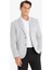 Slim Fit Dar Kesim Astarlı Düğmeli Blazer Ceket N0503AZ25SP 3