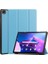 Lenovo Tab M10 Plus 10.6 3rd Gen 2022 Için Deri Tablet Kılıfı - Koyu Mavi (Yurt Dışından) 1