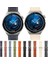 Samsung Galaxy Watch4 20MM Kahve Için Düz Örgü Watch Band (Yurt Dışından) 5