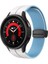 Samsung Galaxy Watch 6/6 Klasik Pembe+Gül Whisper Için Silikon Watch Band (Yurt Dışından) 1