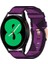 Samsung Galaxy Watch 4 44MM Mor Için Naylon Dokuma Watch Band (Yurt Dışından) 2