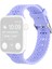 Apple Watch Uyumlu 7 45 mm / 6 & Se & 5 & 4 44 mm / 3 & 2 & 1 42 mm Açık Mor Için Kayış (Yurt Dışından) 1