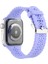 Apple Watch Uyumlu 7 45 mm / 6 & Se & 5 & 4 44 mm / 3 & 2 & 1 42 mm Açık Mor Için Kayış (Yurt Dışından) 2
