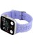 Apple Watch Uyumlu 7 45 mm / 6 & Se & 5 & 4 44 mm / 3 & 2 & 1 42 mm Açık Mor Için Kayış (Yurt Dışından) 3