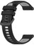 Samsung Galaxy Watch 6 40MM Siyah+Gri Için 20MM Silikon Kayış (Yurt Dışından) 5