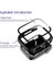 Çerçeve + Temperli Cam Koruyucu Kılıf Apple Watch Uyumlu S 7 41 mm Siyah (Yurt Dışından) 4
