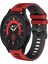 Samsung Galaxy Watch 5 44MM Kırmızı+Siyah Için Silikon Watch Band (Yurt Dışından) 1