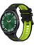 Samsung Galaxy Watch 6 Clic Için 20MM Silikon Kayış 47MM Siyah+Yeşil (Yurt Dışından) 2
