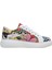 Kadın Vegan Deri Çok Renkli Sneakers - Creative Mess Tasarım 4