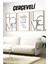 Dekorize Mdf Tablo Seti 3 Parça 3 mm - Çerçeveli Salon Oturma Odası Için Duvar Dekoru 3011 1