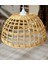 Salon-Yatak Odası-Mutfak Avizesi Rattan Craftpaper El Yapımı Avize (Duy Dahil) 3