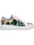 Kadın Vegan Deri Çok Renkli Sneakers - I Was Here Tasarım 4