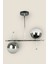 Çello Modern Tasarım Metal Krom Renk Cafe - Salon - Mutfak – Yatak Odası – LED 2'li Avize 3