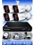 4 Kameralı Kare 4 Dış Kamera Set 250 GB HDD Full HD Gece Görüşlü Güvenlik Kamerası Sistemi 1