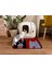Büyük Boy Elekli Tuvalet Önü Desenli Kedi Kumu Paspası 60 x 80 cm 1