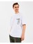 M Heavyweight Graphic Tee T-Shirt Erkek White Traditional Tshirt S2510153-100 2