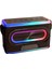 S834 Rgb LED Işıklı Bluetooth Speaker Hoparlör ve Karaoke Bluetooth Mikrofon Siyah 1
