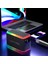 S834 Rgb LED Işıklı Bluetooth Speaker Hoparlör ve Karaoke Bluetooth Mikrofon Siyah 5