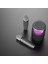 S217 Rgb Işıklı Karaoke Mikrofonlu Bluetooth Speaker Hoparlör V5.3 Siyah 3