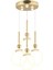 Struer 4'lü Yuvarlak Gold Ledli Modern Koridor, Yatak Odası Salon Sarkıt LED Avize 2