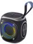 S864 Rgb Işıklı Taşınabilir Tws Bluetooth Speaker Hoparlör V5.3 Siyah 1