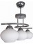 Fuji Modern Dekoratif Krom Renk 3 Lü Avize Salon - Mutfak - Yatak Odası 1