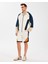 M Diagonal Lw Fleece Sweatshort Erkek Off White Şort S2510040-102 2