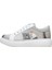Kadın Vegan Deri Gri Sneakers - Rider Woman Tasarım 4