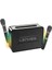 S859 Rgb Işıklı Çift Mikrofonlu Tws Bluetooth Speaker Hoparlör V5.3 Siyah 1