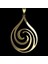 8 Ayar Altın Kolye Ucu Galaksi Spiral GM1353 1 gr 1