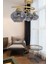 Fuji Modern Dekoratif Eskitme Renk Camlı 3 Lü Avize Salon - Mutfak - Yatak Odası 1