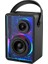 S860 Rgb Işıklı Taşınabilir Bluetooth Speaker Hoparlör V5.3 Siyah 1