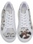 Kadın Vegan Deri Bej Sneakers - Bloom And Grow Tasarım 3