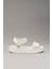 Kadın Ck Canvas Platform Sandalet - Ekru 2