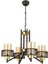 Sarp 4 Lü Modern (Siyah Gold) Bal Camlı Salon Yatak Odası Mutfak Genç Odası Avize 3