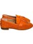 Oranj Süet Deri Loafer 1