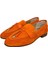 Oranj Süet Deri Loafer 3