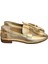 Gold Deri Loafer 1