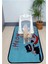 Xxl Büyük Boy Elekli Tuvalet Önü Desenli Kedi Kumu Paspası 60X120 cm 1