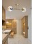 Beyza Modern Tasarım Yatak Odası - Salon - Hol - Mutfak Eskitme Renk Bal Camlı 2 Li Avize 1