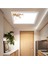 60WATT-GÜÇLÜ Işık-Özel TASARIM-60 x 60 Ledli Koridor Tavan Avize-Tavana Yapışık Yatak Odası LED Avize 2