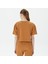 Unıted4 Classic Kadın Kahverengi Crop T-Shirt 2