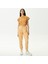Unıted4 W2 Kadın Kahverengi Crop T-Shirt 3
