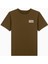 Cons Grafik Baskılı Erkek Kahverengi T-Shirt 1