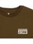 Cons Grafik Baskılı Erkek Kahverengi T-Shirt 3