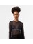 Unıted4 Tulle Dragon Kadın Siyah T-Shirt 4
