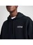 Classic Erkek Loose Fit Siyah Hoodie 4