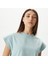 Unıted4 W2 Kadın Mavi Crop T-Shirt 4