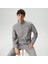 Half Zip Peluş Erkek Gri Sweatshirt 1